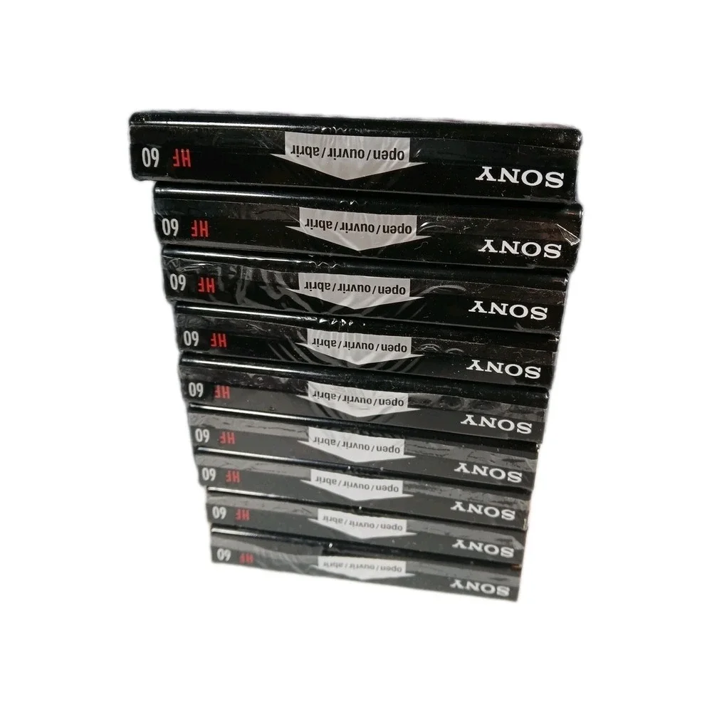 Sony Blank Cassette Tape Lot 15pk Multi Color Vintage Recording 1990s Era